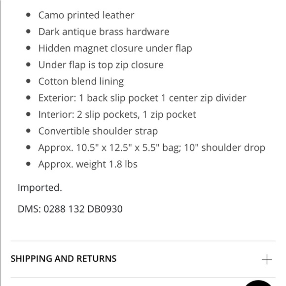 ✨SOLD✨FRYE CAMO  BAG - Picture 10 of 13